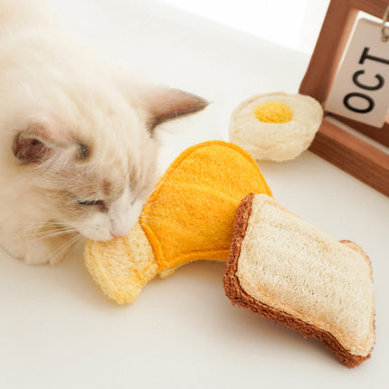 Cat Chew Toys 3PCS Soft Biting Toys Teeth Grinding Set For Kitten Training
