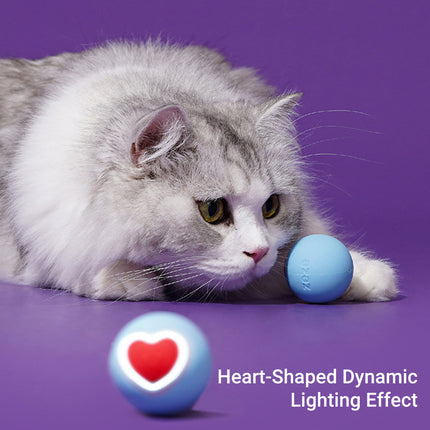 Love Rolling Ball Cat Chew Teething Play Toy For Kitten Interactive Play Use