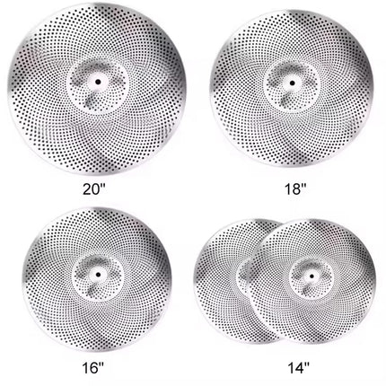 5 PCS Stand Drum Cymbal Mute Silencer Universal Fit for Most Standard Cymbals