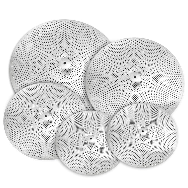 5 PCS Stand Drum Cymbal Mute Silencer Universal Fit for Most Standard Cymbals