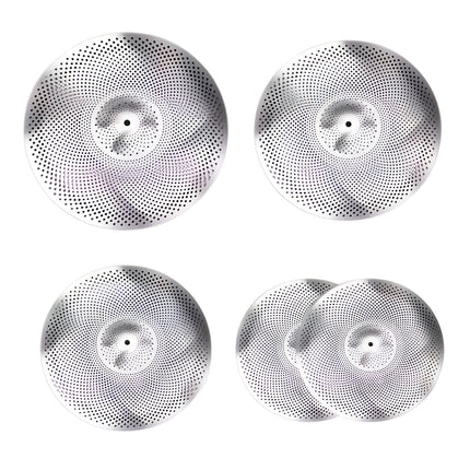 5 PCS Stand Drum Cymbal Mute Silencer Universal Fit for Most Standard Cymbals