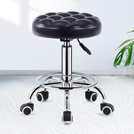 Bar Stool Swivel Height Adjustable Round Stool for Kitchen Bar Home Office