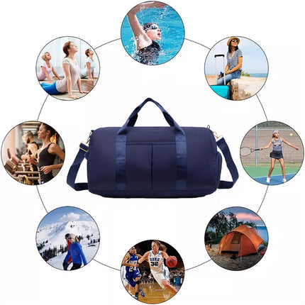 Waterproof Gym Bag Travel Duffle Sports Bag Wet Dry Large Tote for Men Women