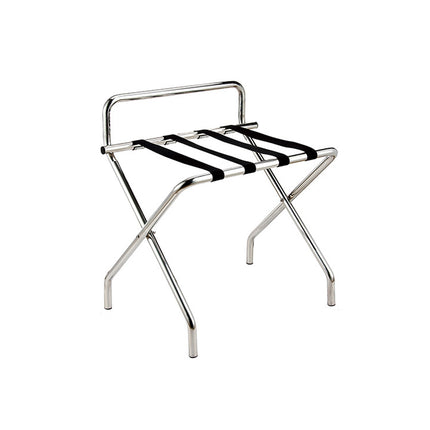 Stainless Steel Foldable Luggage Rack Guest Room Storage Shelf Sturdy Durable