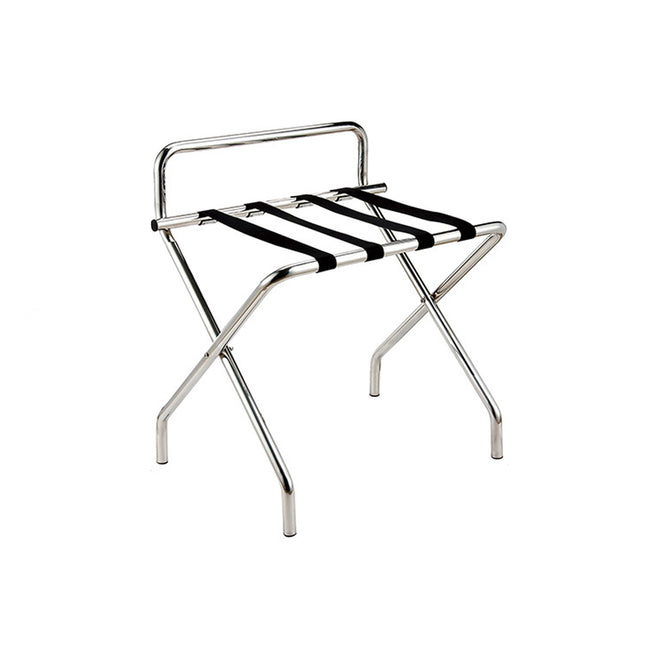 Stainless Steel Foldable Luggage Rack Guest Room Storage Shelf Sturdy Durable