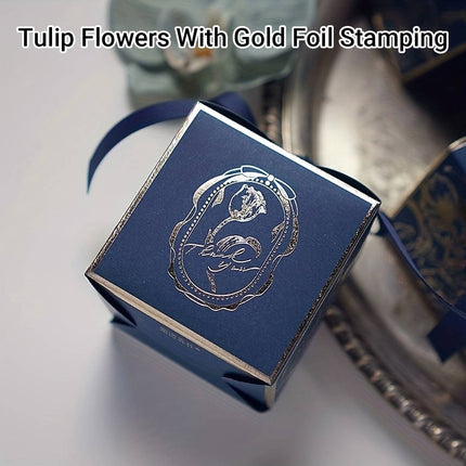 Gold Foil Rose Candy Boxes 30 Pack 3 Colours