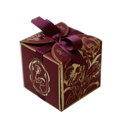 Gold Foil Rose Candy Boxes 30 Pack 3 Colours