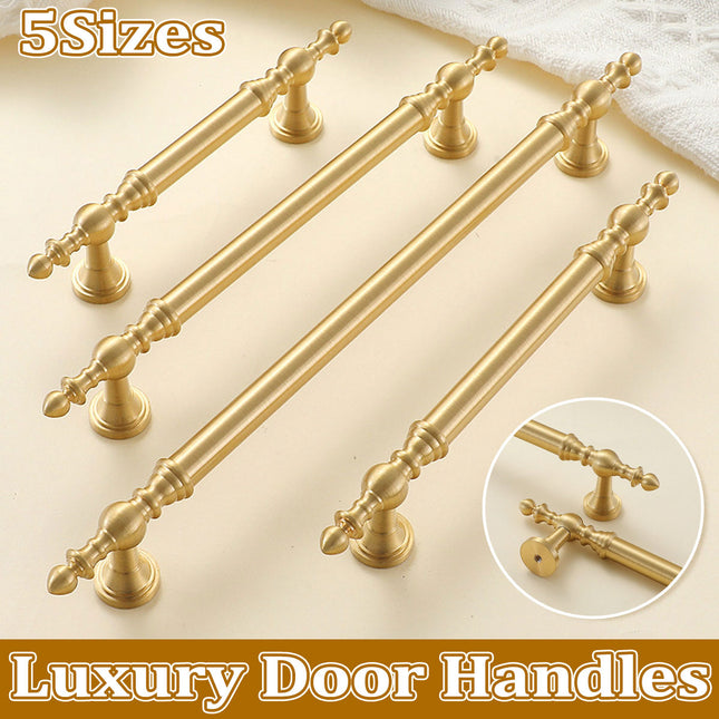 Copper Closet Door Puller 5 Sizes Light Luxury Full Copper Solid Handle Knob