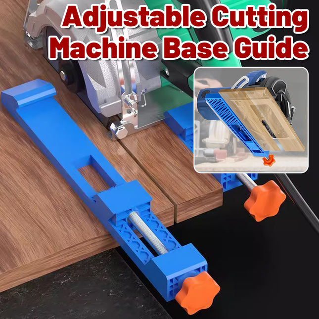 Adjustable Cutting Base Guide for Power Saw and Woodworking Tools
