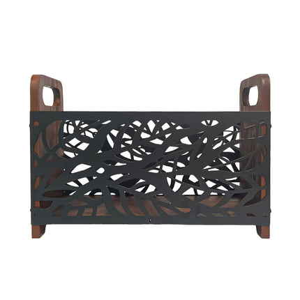 Wooden Magazine Rack Standing Book Storage Shelf For Home Office Book Storage