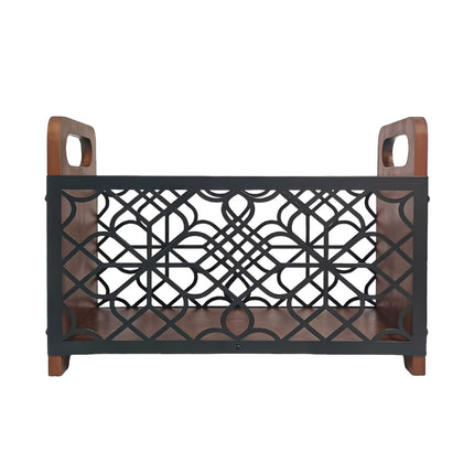 Wooden Magazine Rack Standing Book Storage Shelf For Home Office Book Storage