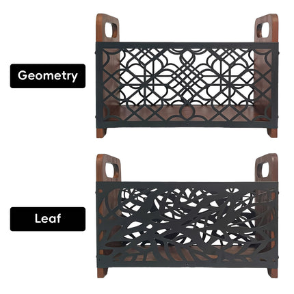 Wooden Magazine Rack Standing Book Storage Shelf For Home Office Book Storage