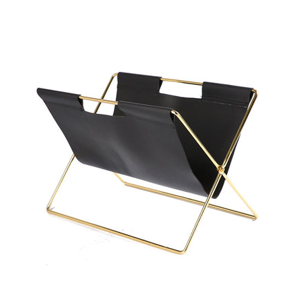 Minimalist Foldable Magazine Rack Easy to Storage Durable for Home Living Room