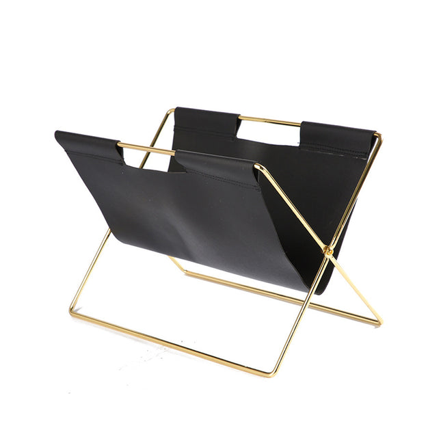 Minimalist Foldable Magazine Rack Easy to Storage Durable for Home Living Room