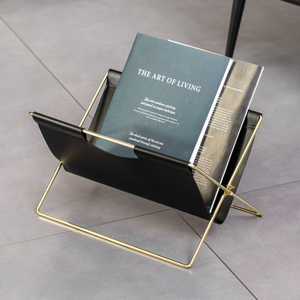 Minimalist Foldable Magazine Rack Easy to Storage Durable for Home Living Room