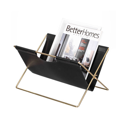 Minimalist Foldable Magazine Rack Easy to Storage Durable for Home Living Room