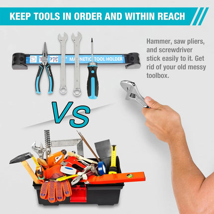 Strong Grip Tool Rack Storage Rack Tool Holder Garage Workshop Organizer