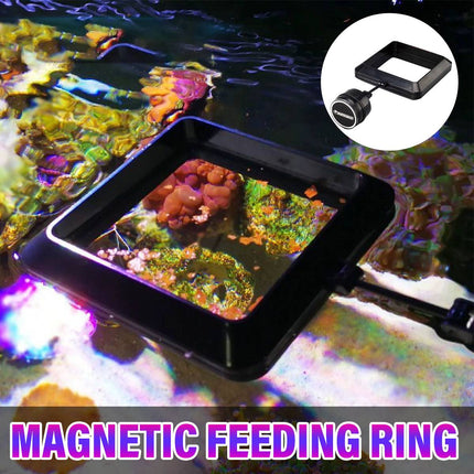 VASTOCEAN Magnetic Aquarium Feeding Ring Floating