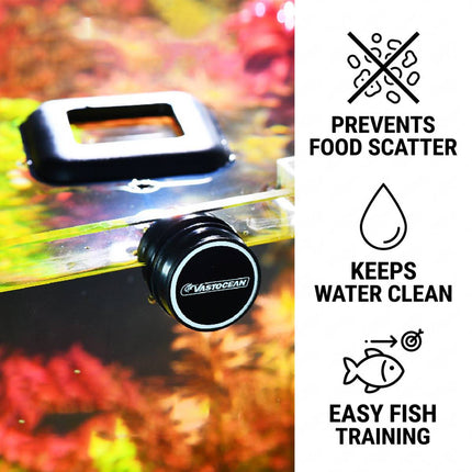 VASTOCEAN Magnetic Aquarium Feeding Ring Floating