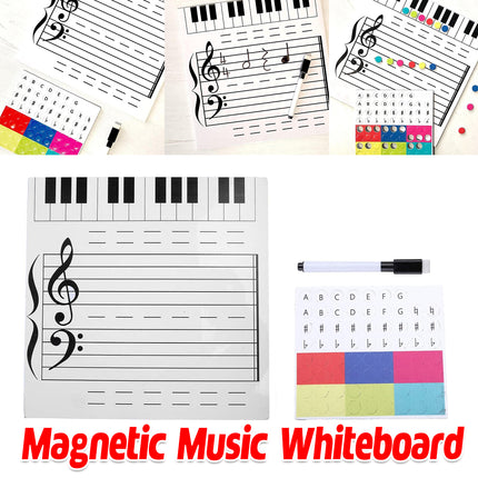 Erasable Music Note Board Kids Creative Inspirational Music Learning Toy