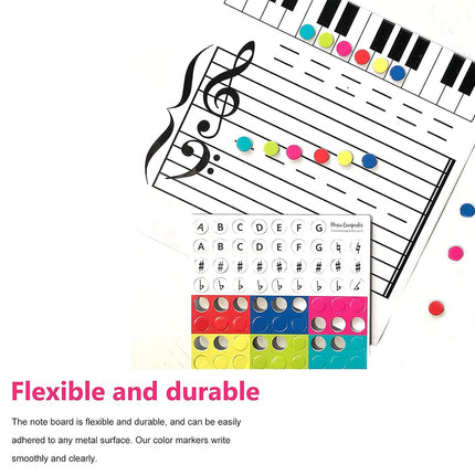 Erasable Music Note Board Kids Creative Inspirational Music Learning Toy