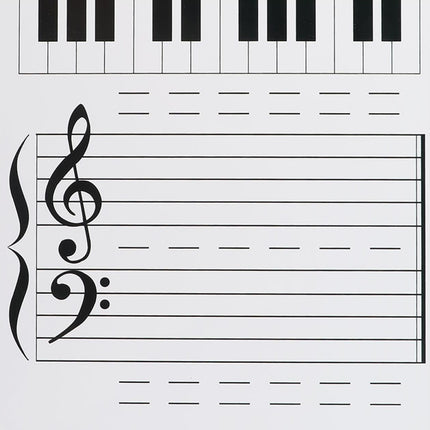 Erasable Music Note Board Kids Creative Inspirational Music Learning Toy