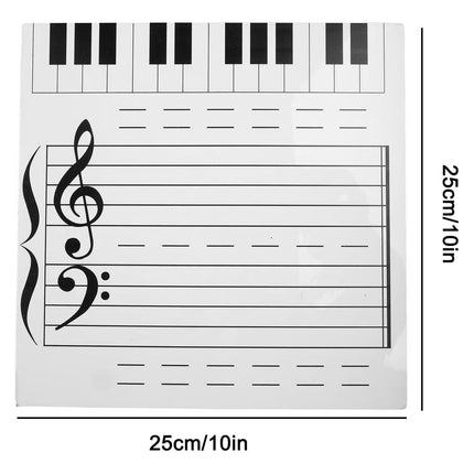 Erasable Music Note Board Kids Creative Inspirational Music Learning Toy