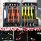 19PCS 6-14mm Secure Nut Driver Socket Set Durable for Car Bike Repair Use