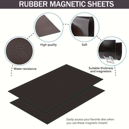 10 Pieces Adhesive Sheet Attraction Patch A4 Flexible Sheets