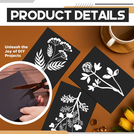 10 Pieces Adhesive Sheet Attraction Patch A4 Flexible Sheets