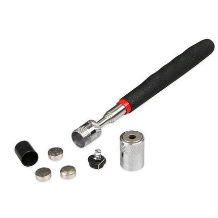 Magnetic Pick Up Tool 79Cm Extendable Telescopic Led Torch Magnet Rod Au Stock - Aimall