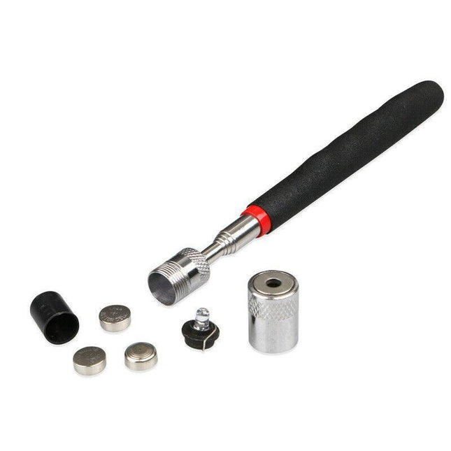 Magnetic Pick Up Tool 79Cm Extendable Telescopic Led Torch Magnet Rod Au Stock - Aimall
