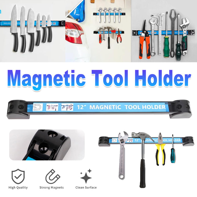 Strong Grip Tool Rack Storage Rack Tool Holder Garage Workshop Organizer