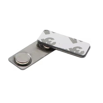 10x Magnetic Name Badge Tag Fastener Attachment Self Adhesive Strong Magnet NEW