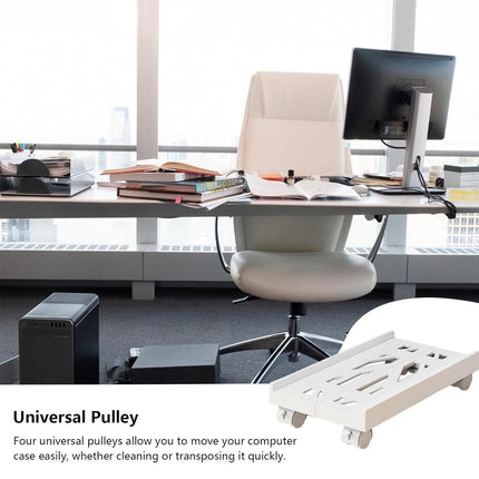 Computer Host Telescopic Bracket Base Chassis Tray Pulley Heightening Rack