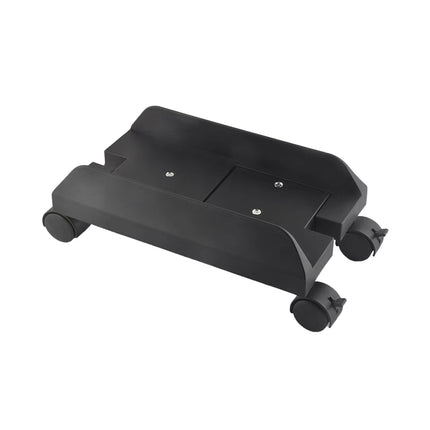 Movable Computer Host Stand Rolling PC Case Tray Adjustable with Lockable Wheels