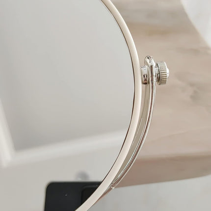 Rotating Dressing Mirror Desktop Double Sided Makeup Vanity Mirror with Base