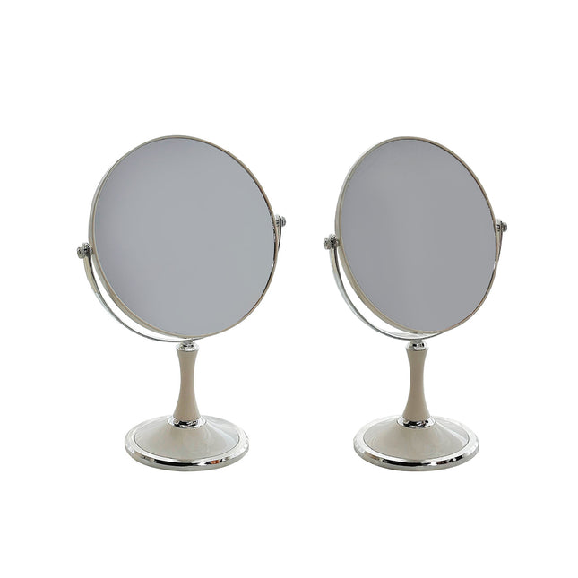 Rotating Dressing Mirror Desktop Double Sided Makeup Vanity Mirror with Base