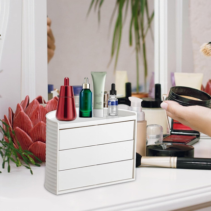 Cosmetics Storage Box Multi Functional Makeup Organizer Lipstick Holder Case
