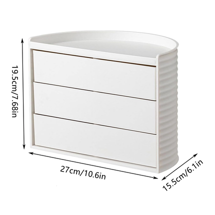 Cosmetics Storage Box Multi Functional Makeup Organizer Lipstick Holder Case