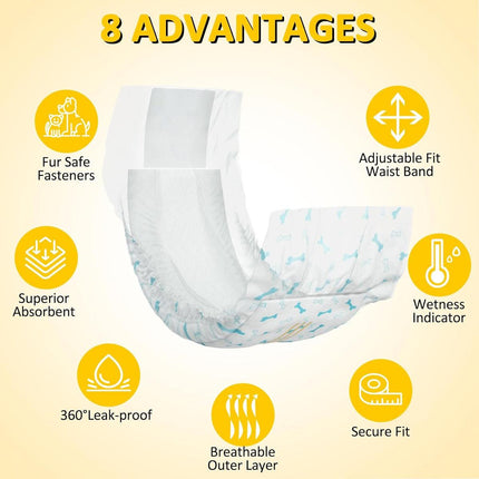 Male Dog Diapers Physiological Pants for Dogs Leakproof Diaper Pants Male Pets
