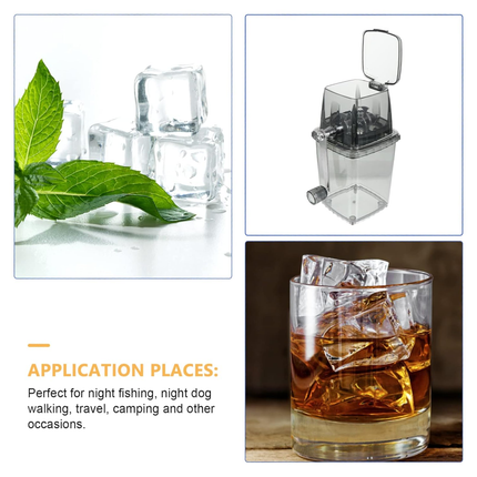 Hand Cranked Ice Crusher Manual Ice Shaver Household Mini Ice Chopper For Drinks