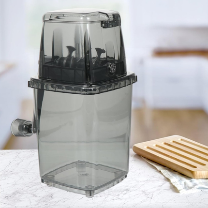 Hand Cranked Ice Crusher Manual Ice Shaver Household Mini Ice Chopper For Drinks