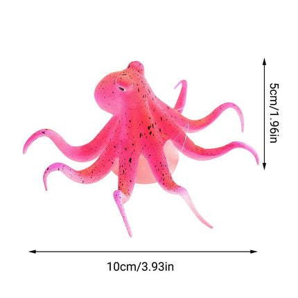 Glowing Aquarium Ornament Simulation Octopus Fish Squid Fish Tank Decoration