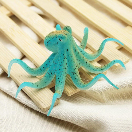 Glowing Aquarium Ornament Simulation Octopus Fish Squid Fish Tank Decoration