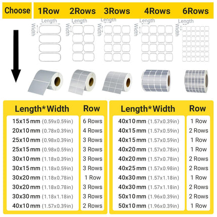 Silver Sticker Labels Thermal Transfer Waterproof Self Adhesive Gift Decoration 3 Rows