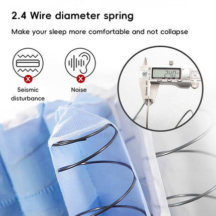 High End Premium Comfort Breathable Elastic Mattress Silent Operation Anti Mite