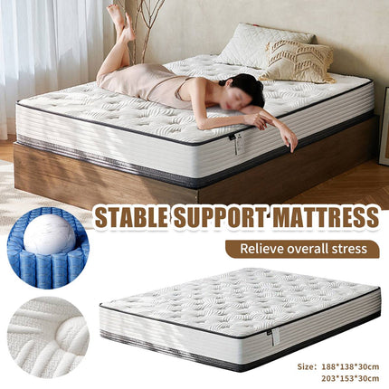 Stable Support Mattress Comfort Pressure Relief Sleep Steadily Peacefully Home