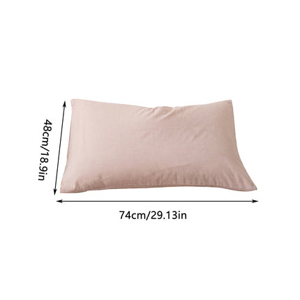 Pillowcases Pair Household Basic Model Bedding Pillow Covers Bedroom Accessory