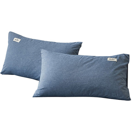 Pillowcases Pair Household Basic Model Bedding Pillow Covers Bedroom Accessory